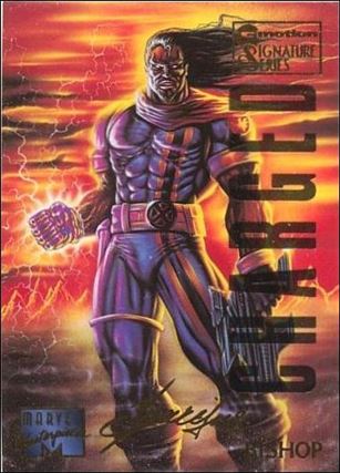 1995 Marvel Masterpieces (Multi-Foil E-Motion Parallel Base Set) card 12 Bishop