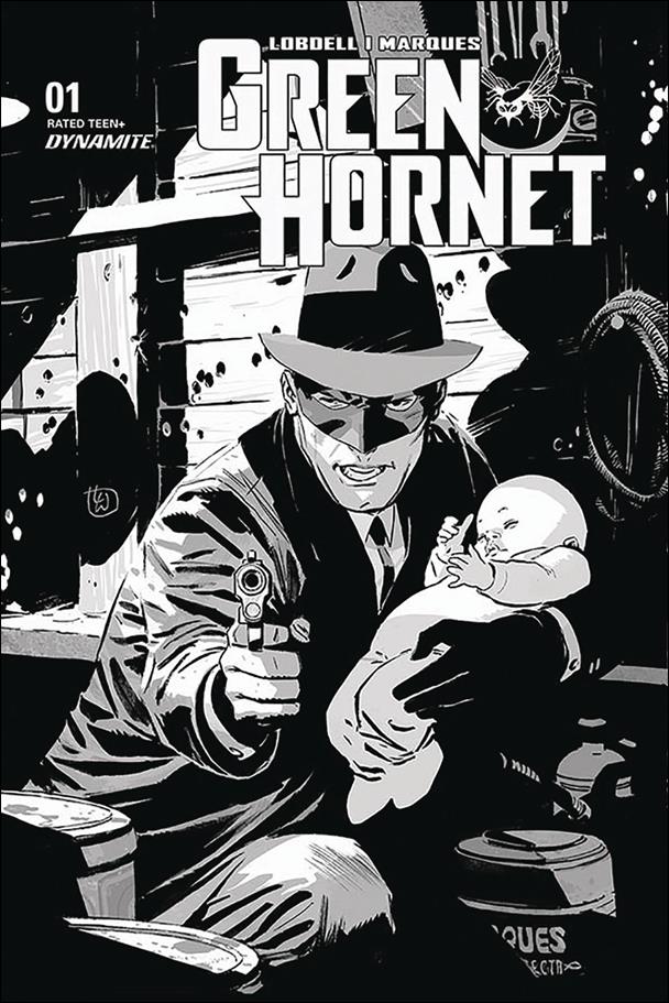 Green Hornet (2020) issue 1-M Lee Weeks 1:35 Black & White Cover