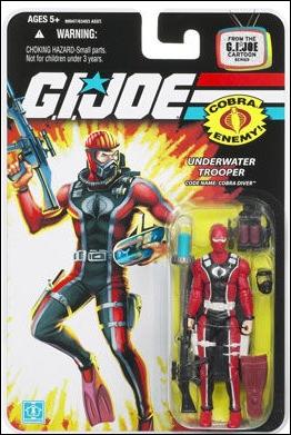 G.I. Joe 25th Anniversary Basic 3 3/4" Action Figures figure 69 Cobra Diver (Underwater Trooper) w/ Mass Element