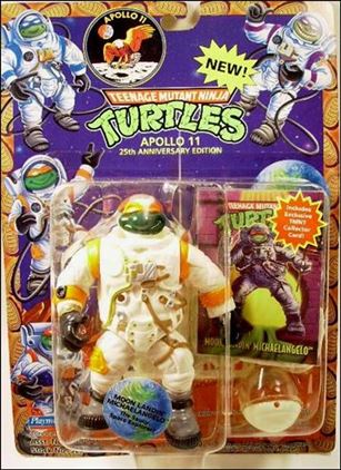 Teenage Mutant Ninja Turtles: Apollo 11 figure 3 Moon Lander Michaelangelo