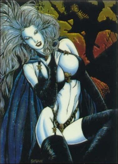 Lady Death All Chromium (Base Set) card 46 Death's Whisper
