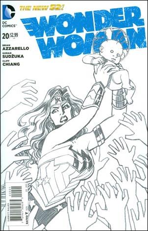 Wonder Woman (2011) issue 20-B 1:25 Sketch Cover
