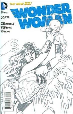 Wonder Woman (2011) issue 20-B 1:25 Sketch Cover