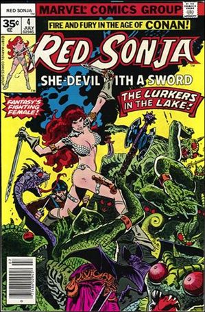 Red Sonja (1977) issue 4-B 35 Cent Price Cover