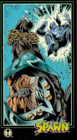 Spawn: Widevision (Base Set) card 133 Swatted Like a Fly