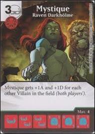 Marvel Dice Masters Uncanny X-Men  card 79 Mystique: Raven Darkholme
