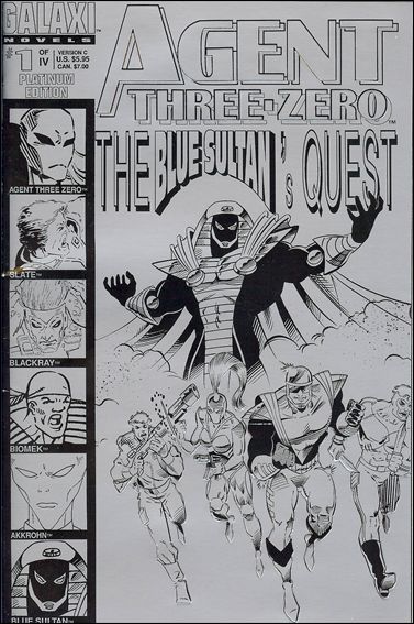 Agent Three Zero issue 1-C Platinum Edition