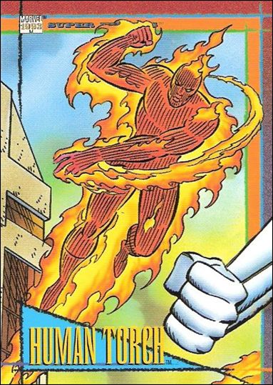 Marvel Universe: Series 4 (Base Set) card 75 Human Torch