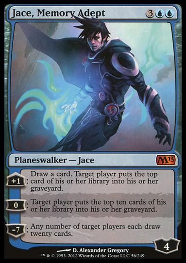 Magic the Gathering: 2013 Core Set (Base Set) card 56 Jace, Memory Adept