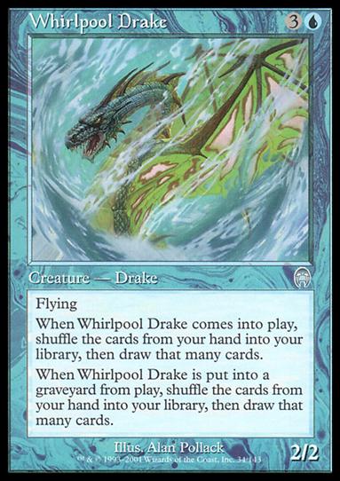 Magic the Gathering: Apocalypse (Base Set) card 34 Whirlpool Drake