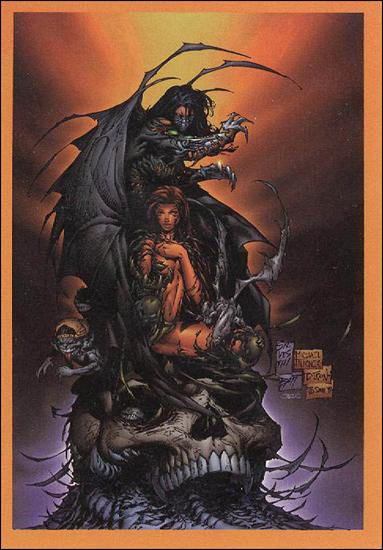 Family Ties (Promo) card 1-B Darkness and Witchblade Orange border variant