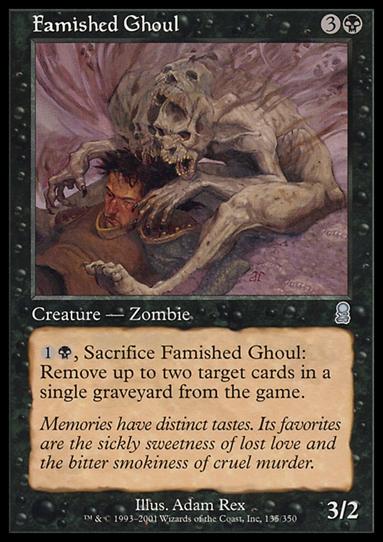 Magic the Gathering: Odyssey (Base Set) card 135 Famished Ghoul