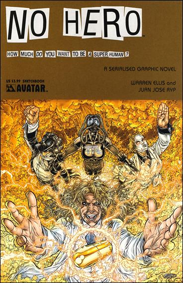 No Hero Sketchbook issue 1 Standard Cover