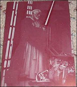 Star Wars Galaxy: Series 4 (Base Card Printing Plate Subset) card 5 Obi-Wan Kenobi - 1/1 Magenta