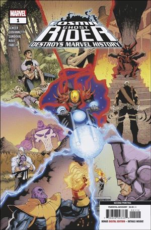Cosmic Ghost Rider Destroys Marvel History issue 1-F Gerardo Sandoval Cover (2nd Printing)
