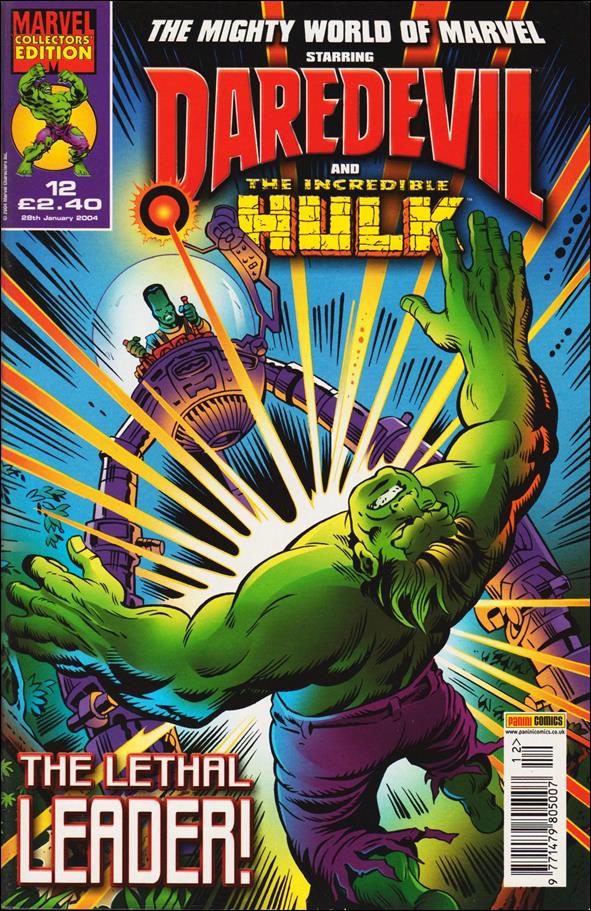 Mighty World of Marvel (UK) (2003) issue 12 Cardstock Cover