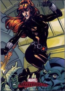 2007 Marvel Masterpieces (Base Set) card 11 Black Widow