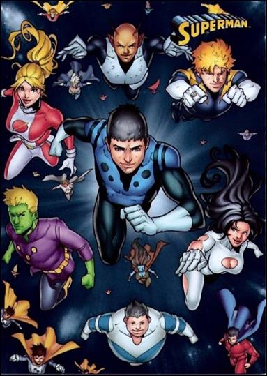 Superman: The Legend (Base Set) card 51 Legion of Super-Heroes