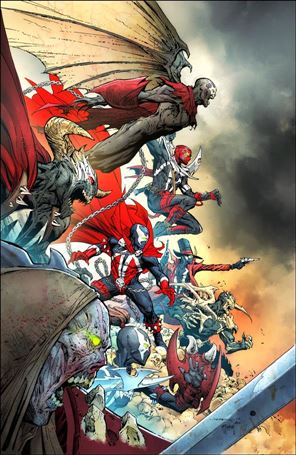 Spawn issue 300-M Jerome Opena Virgin Cover
