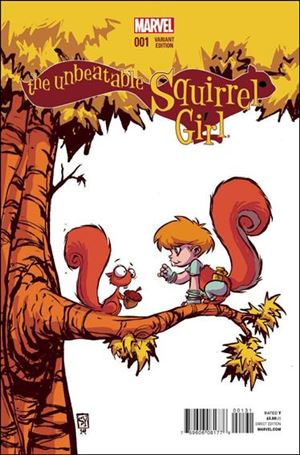 Unbeatable Squirrel Girl (2015/03) issue 1-D Skottie Young Baby Cover