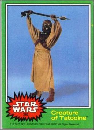 Star Wars: Series 4 (Base Set) card 262 Creature of Tatooine