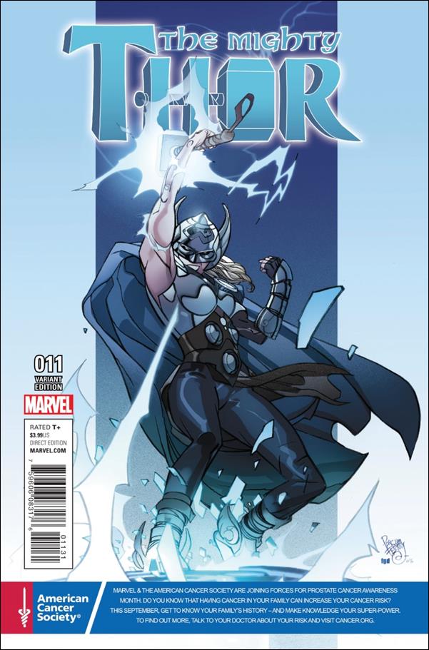 Mighty Thor (2016) issue 11-B Pasqual Ferry 1:5 Prostate Awareness Cover