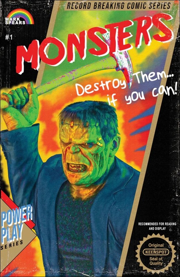 Mark Spears Monsters issue 1-R Mark Spears Video Game 1:20 Cover (4th Printing)