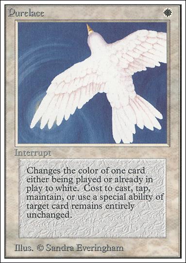 Magic the Gathering: Unlimited (Base Set) card 33 Purelace