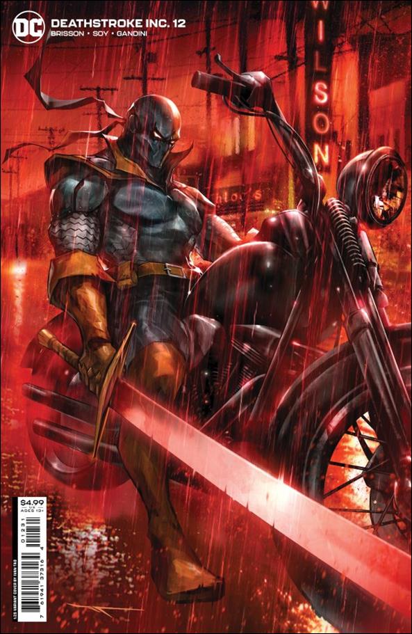 Deathstroke Inc. issue 12-D Ivan Tao 1:25 Cardstock Cover