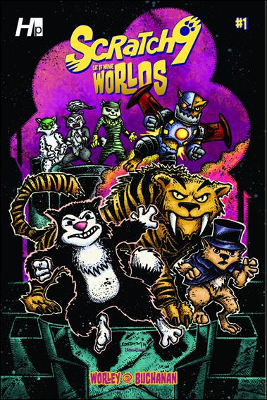 Scratch9: Cat of Nine Worlds issue 1-B Kevin Eastman Cover