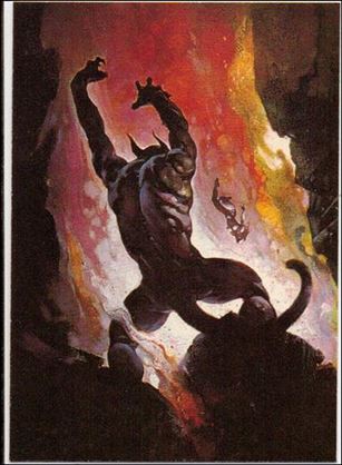 Frazetta (Base Set) card 63 Fire Demon