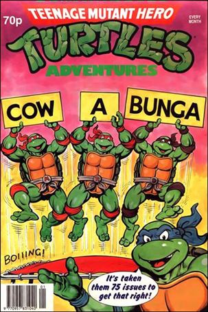 Teenage Mutant Hero Turtles Adventures (UK) Cover Image 2
