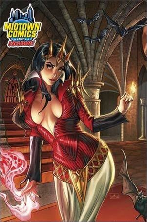 Blood Queen issue 1-H Nei Ruffino Midtown Virgin Connecting Cover