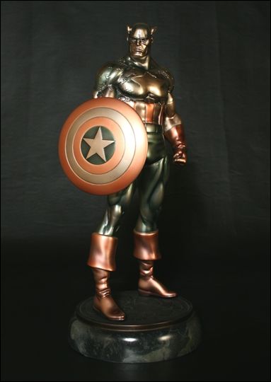 Marvel Statues (Bowen) item 115 Captain America (Faux Bronze) 1/500