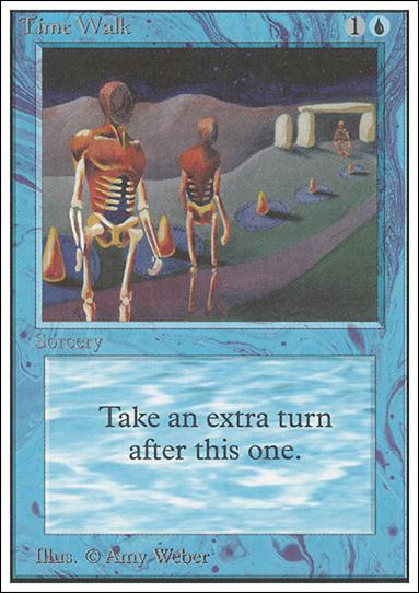 Magic the Gathering: Unlimited (Base Set) card 84 Time Walk