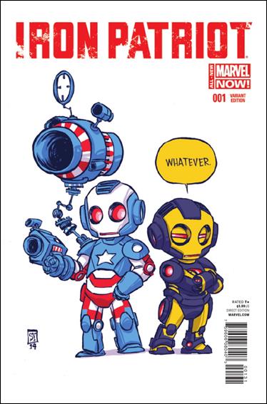 Iron Patriot issue 1-C Skottie Young "Baby" Cover