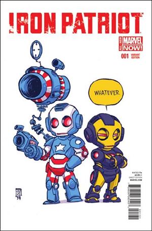 Iron Patriot issue 1-C Skottie Young 