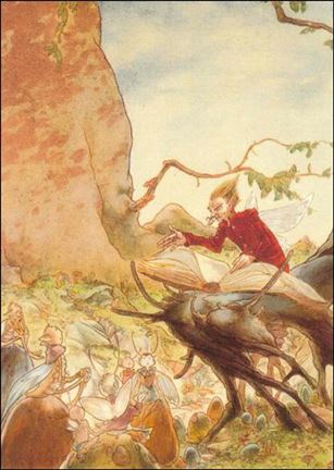 Charles Vess (Base Set) card 16 Woodland School
