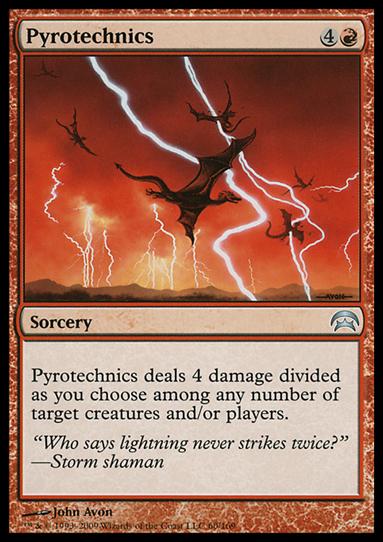 Magic the Gathering: Planechase (Base Set) card 60 Pyrotechnics