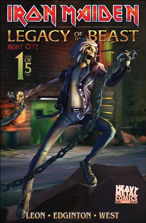 Iron Maiden Legacy of the Beast: Night City issue 1-B Navigator Games 