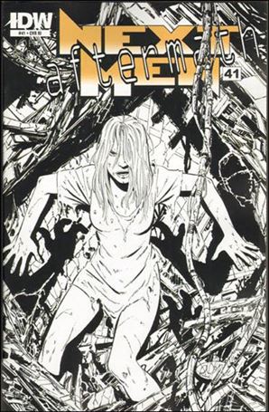 Next Men: Aftermath issue 41-B 1:10 Sketch Cover