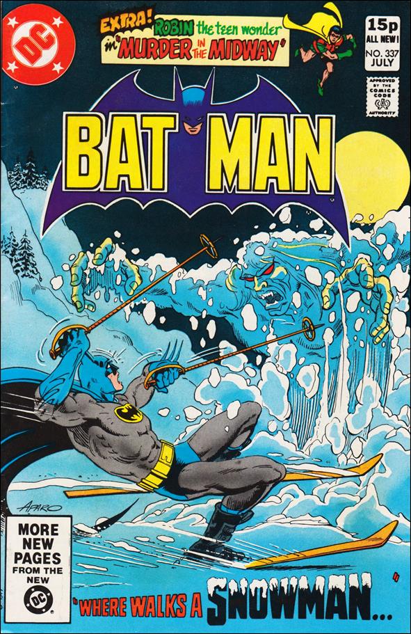 Batman (1940) issue 337-B UK Price Cover