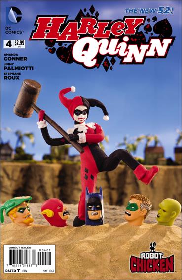 Harley Quinn (2014) issue 4-B RC Stoodios 1:25 Robot Chicken Cover