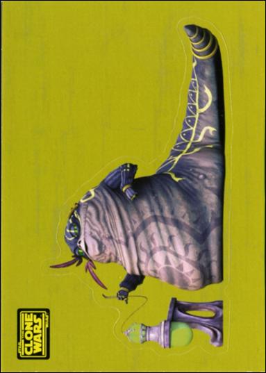 Star Wars: The Clone Wars Trading Card Stickers (Base Set) card 15 Ziro the Hutt