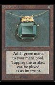 Magic the Gathering: Limited Edition Beta (Base Set) card 263 Mox Emerald
