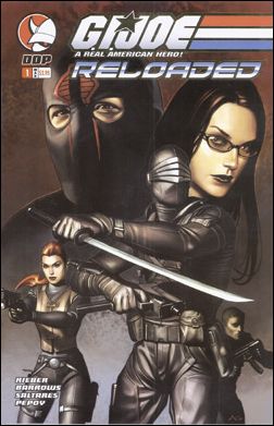 G.I. Joe Reloaded issue 1-B Dynamic Forces Gold Foil Cover 1/1800