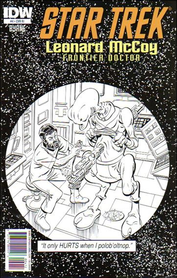 Star Trek: Leonard McCoy, Frontier Doctor issue 4-C Black-and-White 1:10 Cover