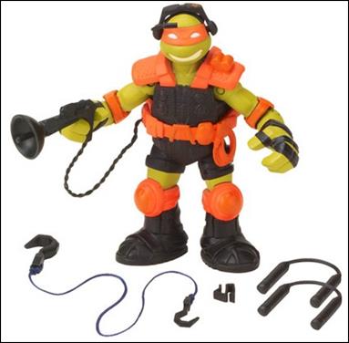 Teenage Mutant Ninja Turtles (2012) figure 22-B Michelangelo (Stealth Tech) Loose