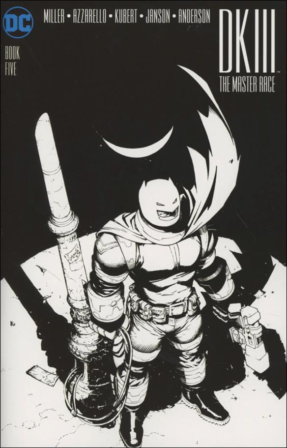 Dark Knight III: The Master Race issue 5-H Greg Capullo Midtown Comics Sketch Cover 