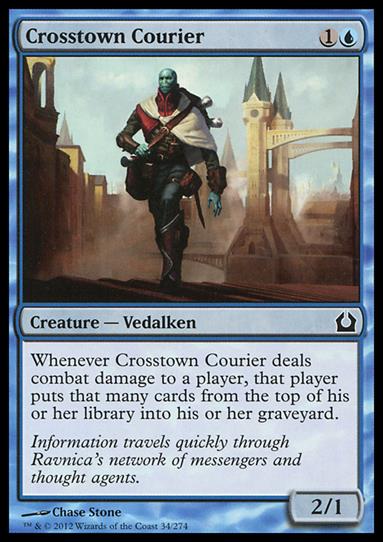 Magic the Gathering: Return to Ravnica (Base Set) card 34 Crosstown Courier